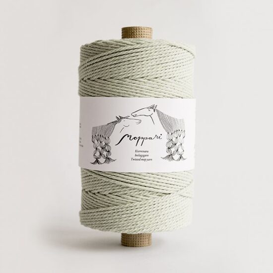 3-pavedienu vīta aukla 3mm, pistāciju zaļa